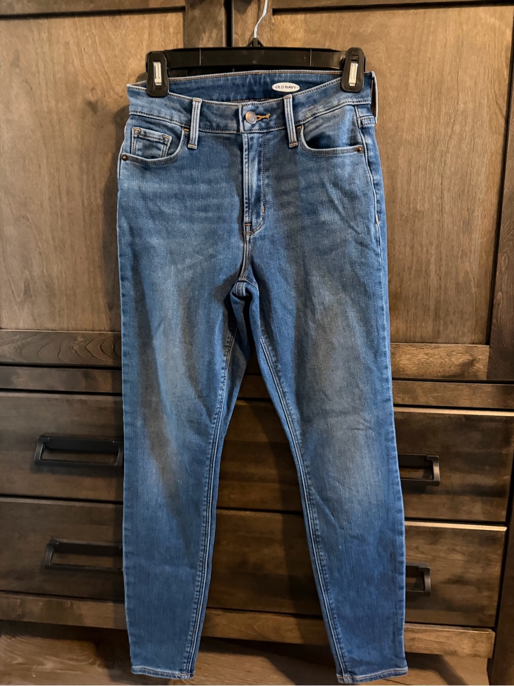 Old Navy Blue Stretch Skinny Jeans